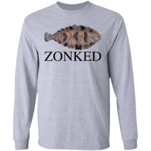 Zonked Fish T-Shirt, LS, Hoodie