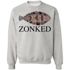 Zonked Fish T-Shirt, LS, Hoodie