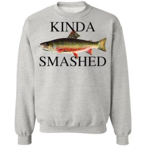 Kinda Smashed Fish Shirt, LS, Hoodie