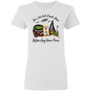 Coors Original Can This Witch Needs Beer Before Any Hocus Pocus T-Shirt