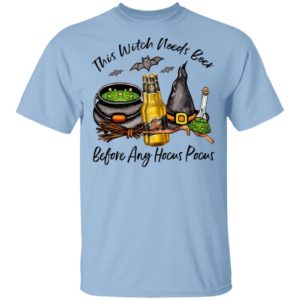 Miller Genuine Draft Bottle This Witch Needs Beer Before Any Hocus Pocus T-Shirt Miller Genuine Draft Bottle This Witch Needs Beer Before Any Hocus Pocus T-Shirt
