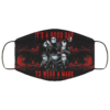 Jack Skellington Moon Red Halloween Is Coming Face Mask