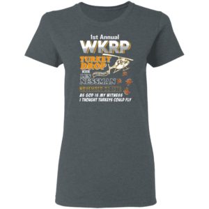 1St Annual Wkrp Turkey Drop With Les Nessman November 22 1978 T-shirt