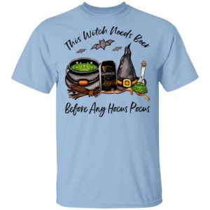 Guinness Can This Witch Needs Beer Before Any Hocus Pocus T-Shirt Guinness Can This Witch Needs Beer Before Any Hocus Pocus T-Shirt