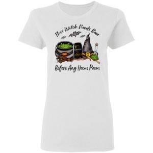 Guinness Can This Witch Needs Beer Before Any Hocus Pocus T-Shirt