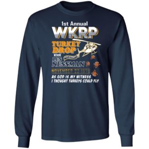 1St Annual Wkrp Turkey Drop With Les Nessman November 22 1978 T-shirt
