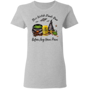 Samuel Adams Summer Ale Seasonal Can This Witch Needs Beer Before Any Hocus Pocus Shirt