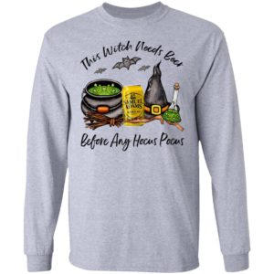 Samuel Adams Summer Ale Seasonal Can This Witch Needs Beer Before Any Hocus Pocus Shirt