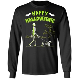 Skeleton Happy Halloween Dog T-Shirt
