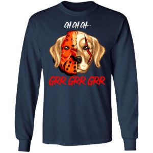 Jason Voorhees Retriever Ch Ch Ch Grr Grr Grr Halloween T-Shirt