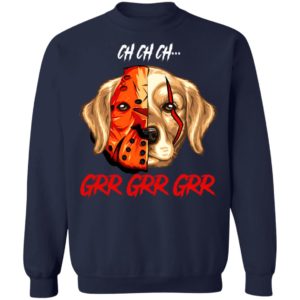 Jason Voorhees Pug Ch Ch Ch Grr Grr Grr Halloween T-Shirt