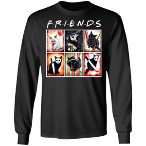 Cat Horror Friends Halloween T-Shirt