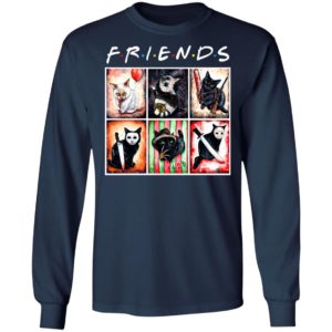 Cat Horror Friends Halloween T-Shirt