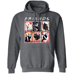 Cat Horror Friends Halloween T-Shirt