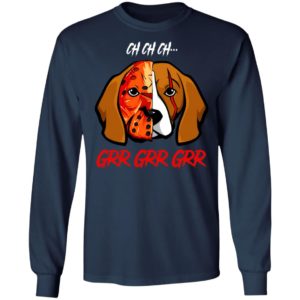 Jason Voorhees Beagle Ch Ch Ch Grr Grr Grr Halloween T-Shirt