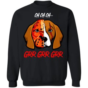 Jason Voorhees Beagle Ch Ch Ch Grr Grr Grr Halloween T-Shirt