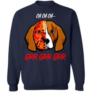 Jason Voorhees Beagle Ch Ch Ch Grr Grr Grr Halloween T-Shirt
