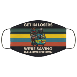 Massacre Machine Get In Losers We’re Saving Halloweentown Face Mask