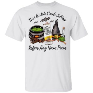 White Claw Mango This Witch Needs Seltzer Before Any Hocus Pocus Halloween T-Shirt
