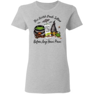White Claw Lime This Witch Needs Seltzer Before Any Hocus Pocus Halloween T-Shirt