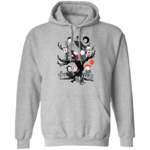 Horror Friends Halloween T-Shirt, LS
