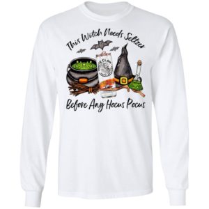 White Claw Grapefruit This Witch Needs Seltzer Before Any Hocus Pocus Halloween T-Shirt