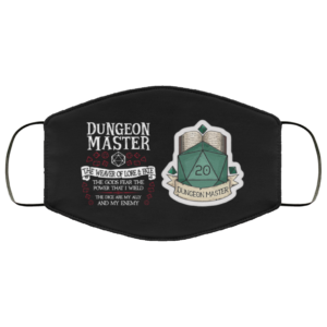 Dungeons Master DD Choose Your Class Dungeons  Dragons Face Mask