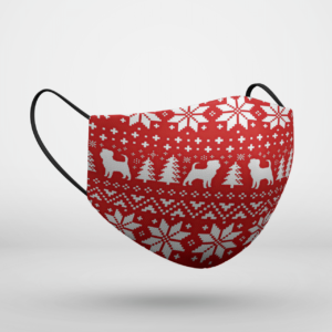 Affenpinscher Ugly Christmas Face Mask