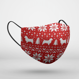 Australian Terrier Dog Ugly Christmas Face Mask