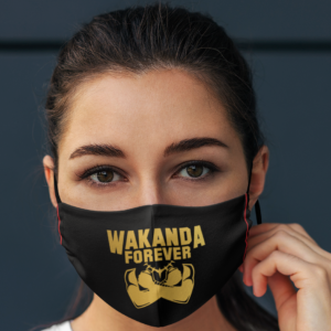 Black Panther Wakanda Forever RIP Chadwick Boseman Face Mask