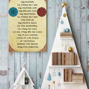 Viking Lo There Do I See My Father Lo There Do I See My Mother Vintage Poster, Canvas
