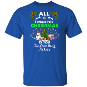 All I Want For Christmas Is You The Lion King Tickets Ugly Christmas Sweater