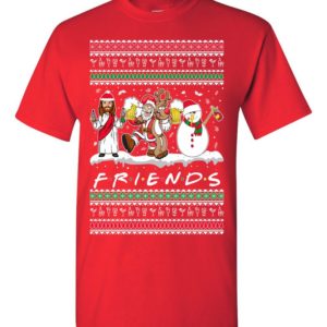 Friends Jesus Santa Claus Ugly Christmas Sweater