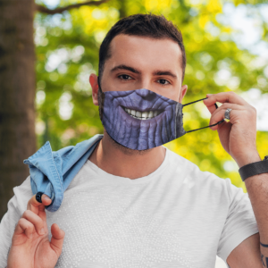Thanos Smile Marvel Halloween Face Mask Thanos Smile Marvel Halloween Face Mask