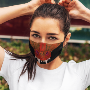Red Dragon Halloween Face Mask
