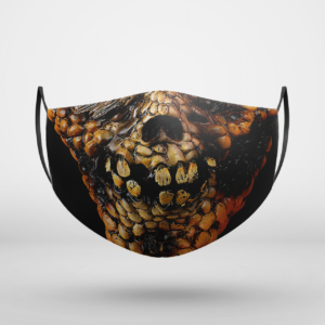 Scary Burn Corn Ghost Halloween Face Mask