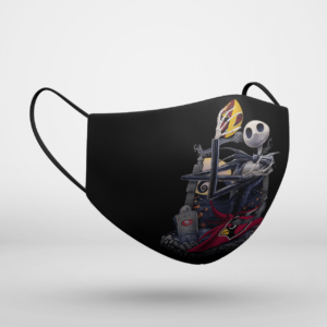 Arizona Cardinals Jack Skellington Halloween Face Mask