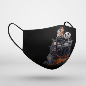 Chicago Bears Jack Skellington Halloween Face Mask