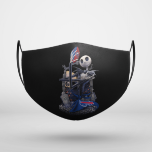 Buffalo Bills Jack Skellington Halloween Face Mask