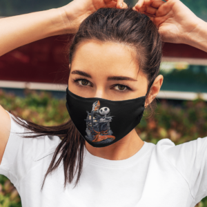 Chicago Bears Jack Skellington Halloween Face Mask