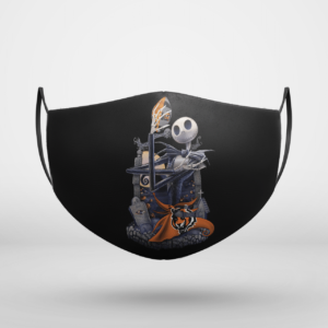 Cincinnati Bengals Jack Skellington Halloween Face Mask