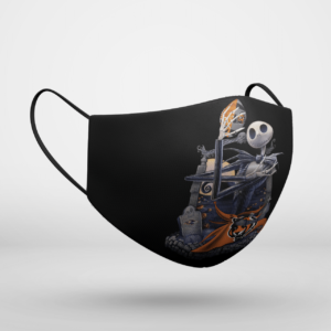 Cincinnati Bengals Jack Skellington Halloween Face Mask