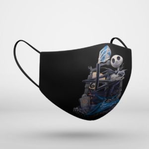 Detroit Lions Jack Skellington Halloween Face Mask