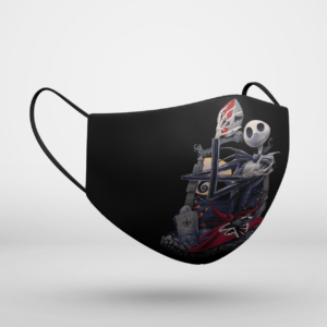 Atlanta Falcons-Jack Skellington Halloween Face Mask