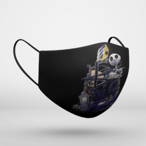 Baltimore Ravens Jack Skellington Halloween Face Mask