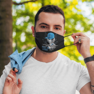 Fear The Detroit Lions Jack Skellington NFL Halloween Face Mask