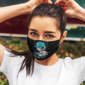 Fear The Miami Dolphins Jack Skellington NFL Halloween Face Mask