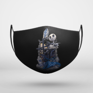 Indianapolis Colts Jack Skellington Halloween Face Mask