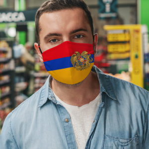 Armenia Armenian Flag Armenian Coat of Arms Face Mask