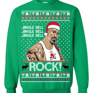 The Rock Jingle Bell Ugly Christmas Sweater